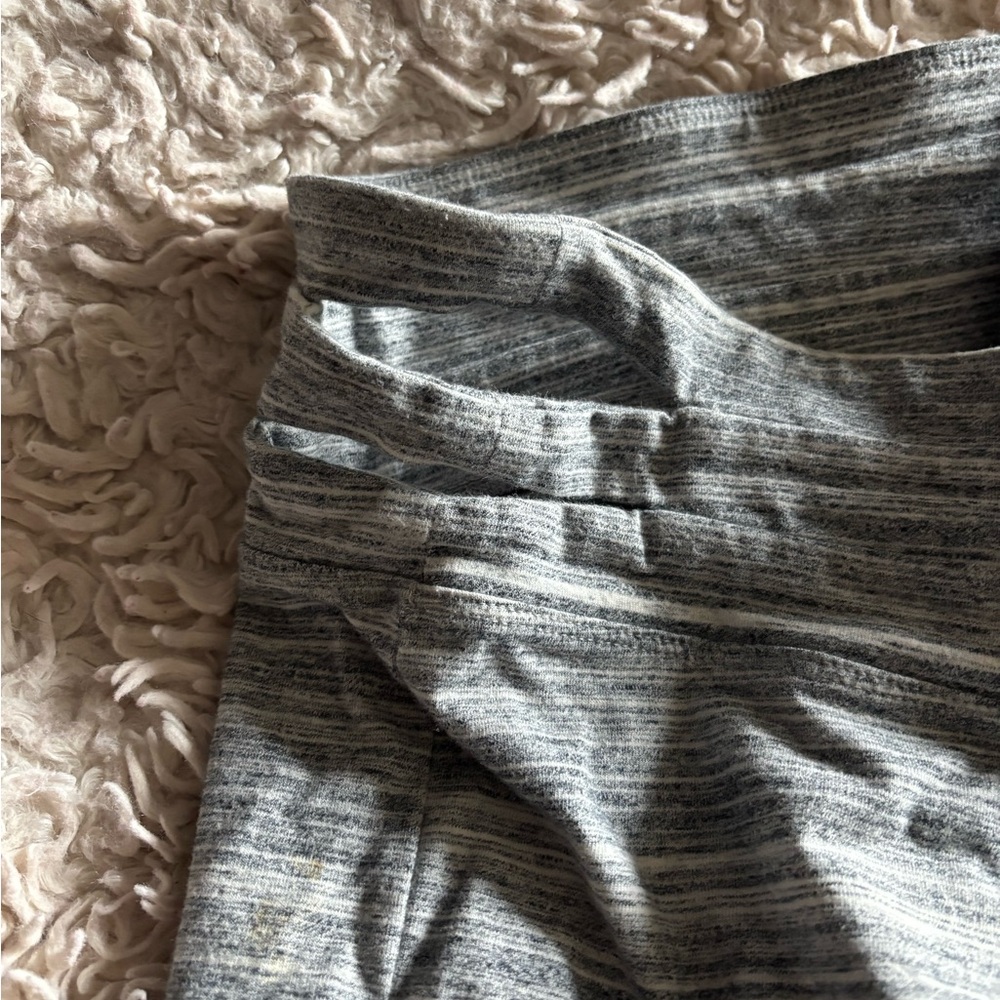 Heather Gray Capri Leggings